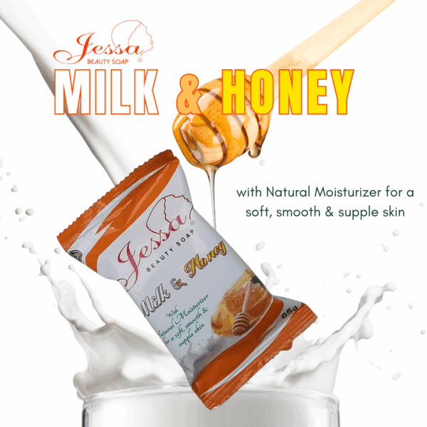 Jessa Beauty Soap - Milk & Honey - Image 2